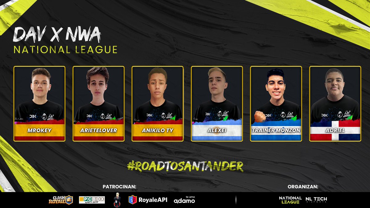 Pro Mancos League (@promancosleague) on Twitter photo #ClashRoyale | ROSTER OFICIAL
๐ต๐ท #DaVxNwA
๐ค <a href="/LaurenwinCR/">Laurenwin ๐ด๐ป</a> ๐ช๐ธ
๐ค <a href="/Mike360CR/">Mike</a> ๐ต๐ท
๐ค <a href="/_Nicolasn21/">Nicolasn21</a> ๐จ๐ด
๐ค <a href="/Ayala884/">Ayala88</a> ๐ช๐ธ
โ๏ธ <a href="/OkeyCRS/">Okey</a> ๐ช๐ธ
โ๏ธ <a href="/ArieteLover/">ArieteLover</a> ๐ช๐ธ
โ๏ธ <a href="/adnanlaghnam/">Adnan_CR</a> ๐ช๐ธ
โ๏ธ @Alexei_59 ๐ฆ๐ท
โ๏ธ <a href="/TrainerMonzon/">Trainer Monzรณn</a> ๐ญ๐ณ
โ๏ธ <a href="/AdrielEduardo11/">Adriel</a> ๐ฉ๐ด
#RoadToSantander #ClashRoyale | ROSTER OFICIAL
๐ต๐ท #DaVxNwA
๐ค <a href="/LaurenwinCR/">Laurenwin ๐ด๐ป</a> ๐ช๐ธ
๐ค <a href="/Mike360CR/">Mike</a> ๐ต๐ท
๐ค <a href="/_Nicolasn21/">Nicolasn21</a> ๐จ๐ด
๐ค <a href="/Ayala884/">Ayala88</a> ๐ช๐ธ
โ๏ธ <a href="/OkeyCRS/">Okey</a> ๐ช๐ธ
โ๏ธ <a href="/ArieteLover/">ArieteLover</a> ๐ช๐ธ
โ๏ธ <a href="/adnanlaghnam/">Adnan_CR</a> ๐ช๐ธ
โ๏ธ @Alexei_59 ๐ฆ๐ท
โ๏ธ <a href="/TrainerMonzon/">Trainer Monzรณn</a> ๐ญ๐ณ
โ๏ธ <a href="/AdrielEduardo11/">Adriel</a> ๐ฉ๐ด
#RoadToSantander