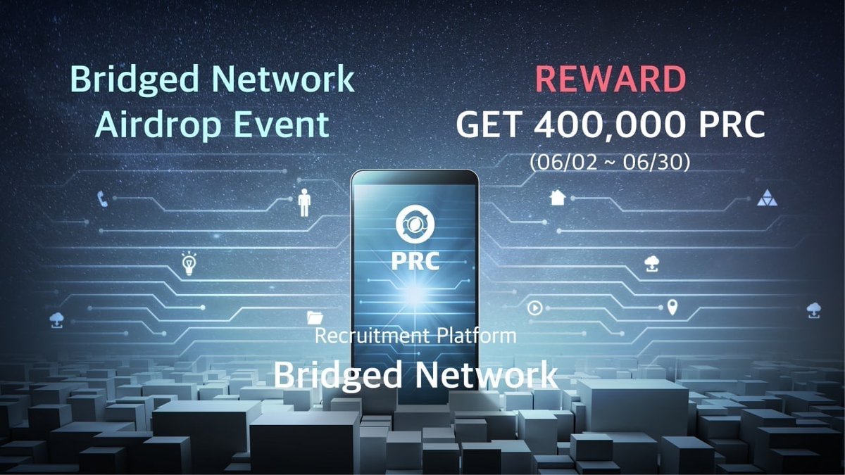 Airdrop6_com's tweet photo. New airdrop: Bridged Network
Reward: 170 PRC (~$4.5)
News: Korean project
Distribution date: June 30th

🔗Airdrop Link: https://t.co/fMEWc137Tw https://t.co/nPJ7eI7qgh