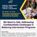 Photo by Battering Intervention Services Coalition of MI (@bisc_mi)