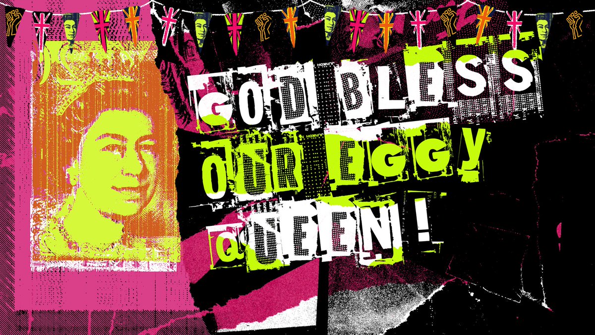 In honour of Queen egg Lizzie’s PLATTY JOOBS… I’ll be going from bronze to platinum on <a href="/PlayApex/">Apex Legends</a> ranked today on steam, starting at 12pm. Pain?

Rumour is she might pop in. 

#platinumjubilee 

(Graphic courtesy of @TYSL_Apparel)