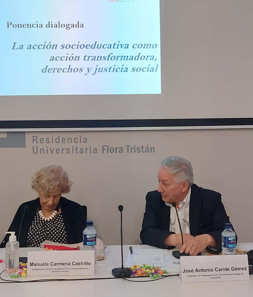 "Educación Social, posibilitadora de aprendizajes durante toda la vida... en la educación no sobra nadie y nos necesitamos todos" Intervención de José Antonio Caride Gómez en la mesa la acción socioeducativa como acción transformadora, derechos y justicia social.

#8congresoeduso