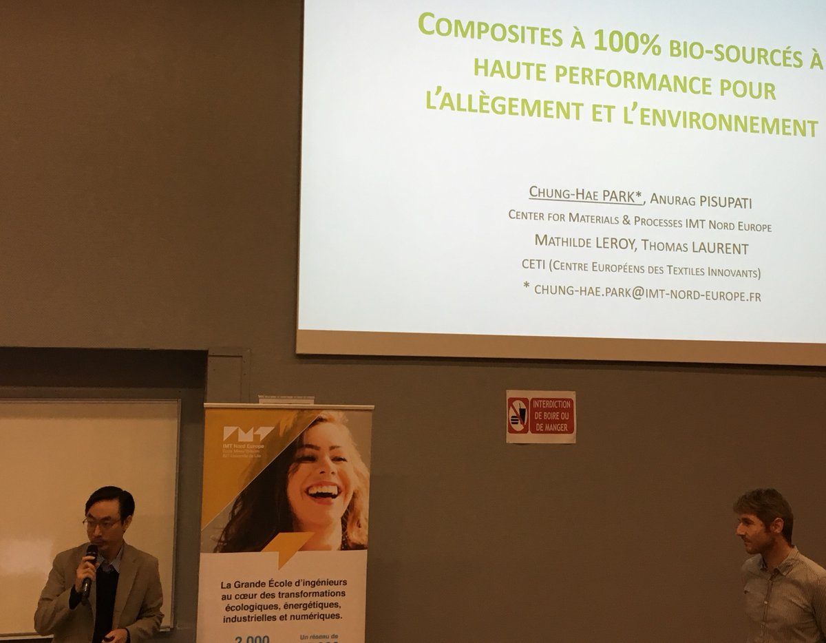 P_Krawczak's tweet photo. In the frame of @Interreg2Seas #SeaBioComp project, @IMT_NordEurope &amp; @CETI_tex_innov have developed nonwoven preforms made of #flax fibres and self-reinforced PLA (PLA/coPLA) for 💯%#biobased high performance #composites | New materials &amp; processes for a #LowCarbonMobility🌍🍃♻️ https://t.co/GKBy3WNuKE