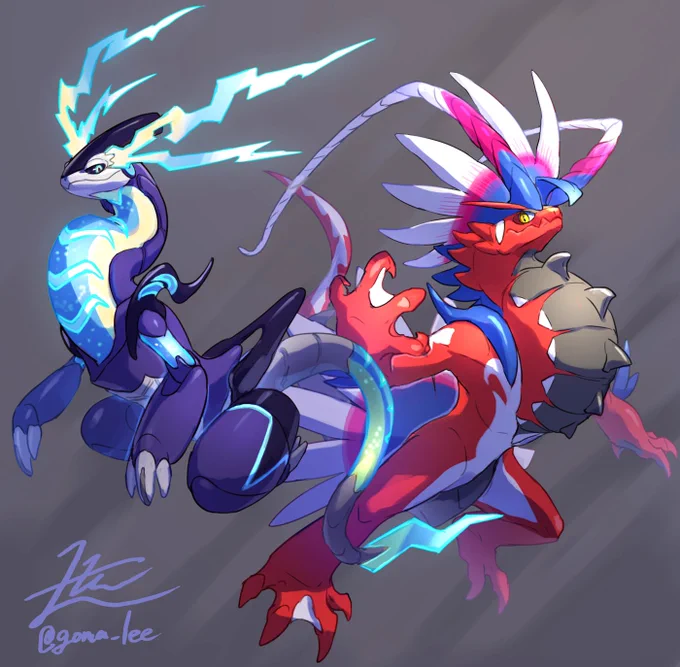 ミライドン&amp;コライドン! #PokemonScarletViolet #ポケモンSV 
