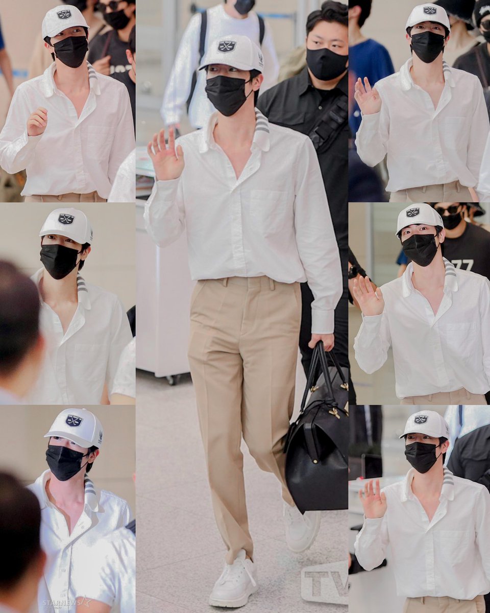 jinniesarchives's tweet photo. 220602 seokjin's airport fashion https://t.co/6FWs6qMiQ8