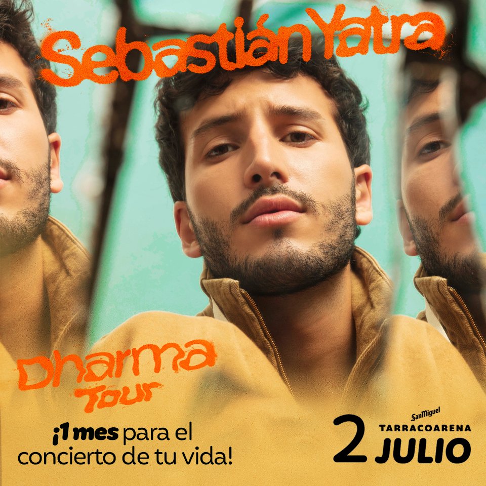 ¡Solo queda 1 MES para el concierto de tu vida!
📆 Sábado, 2 de julio
⏰ 21 horas
📍 Tarraco Arena
🎟️ Entradas: bit.ly/3rmADvO
🎼 Mi pedazo de sol. 🎼 La niña de mis ojos. 🎼 La que baila reggaetón. 👠 Con tacones rojos y me pone a volar👠
#Tcmusic #sebastianyatra