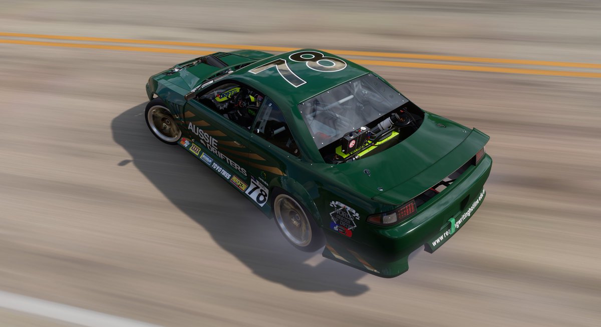 Scarshee's tweet image. Experimenting with some wraps for #WorldSeriesOfDrift, #teamAustralia gonna be looking flyyyyyyyy!! 

#greenandgold