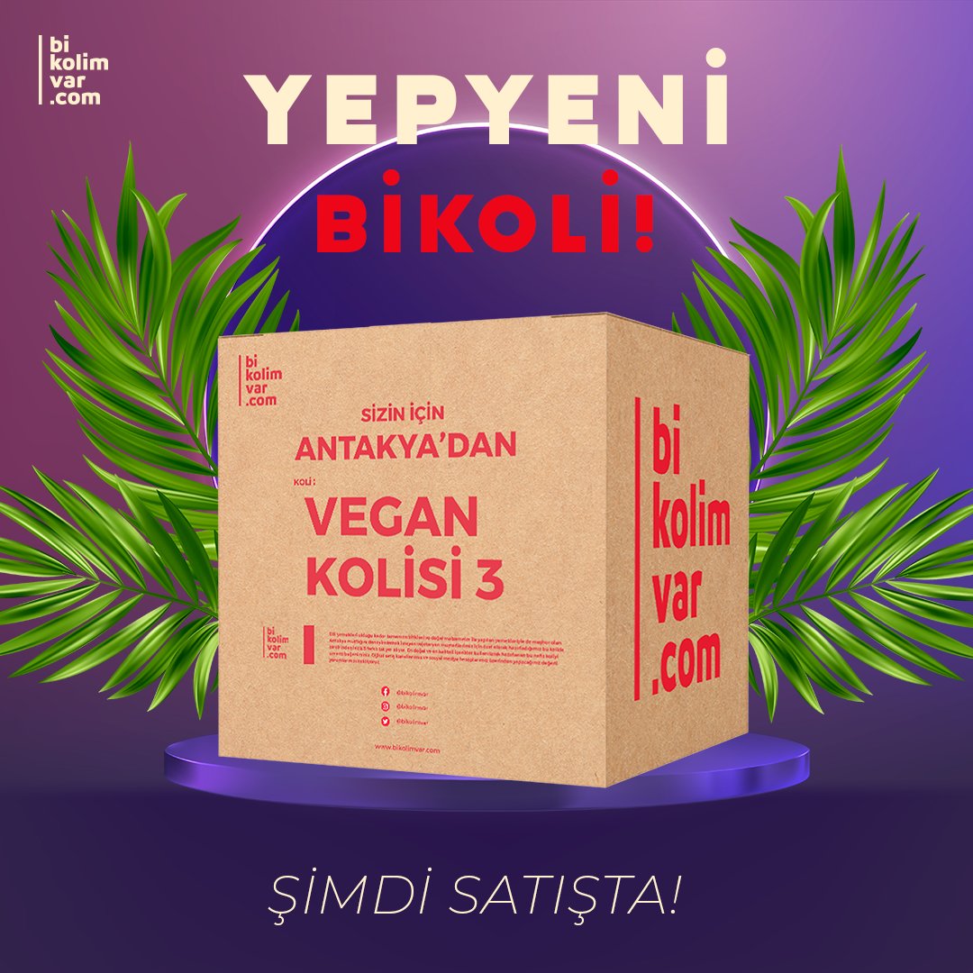 bikolimvar's tweet photo. Yepyeni bikoli şimdi satışta! Vegan müşterilerimiz için hazırladığımız özel lezzetlerimizden oluşan yeni Vegan Kolisi 3'ün nefis içeriklerini tatmak için hemen https://t.co/i6lSmCHMyC'u ziyaret edin.

#yemek #antakya #veganlife #vegan #vejetaryen #etsiz #vegitarian #veganism https://t.co/X7j9z53jma