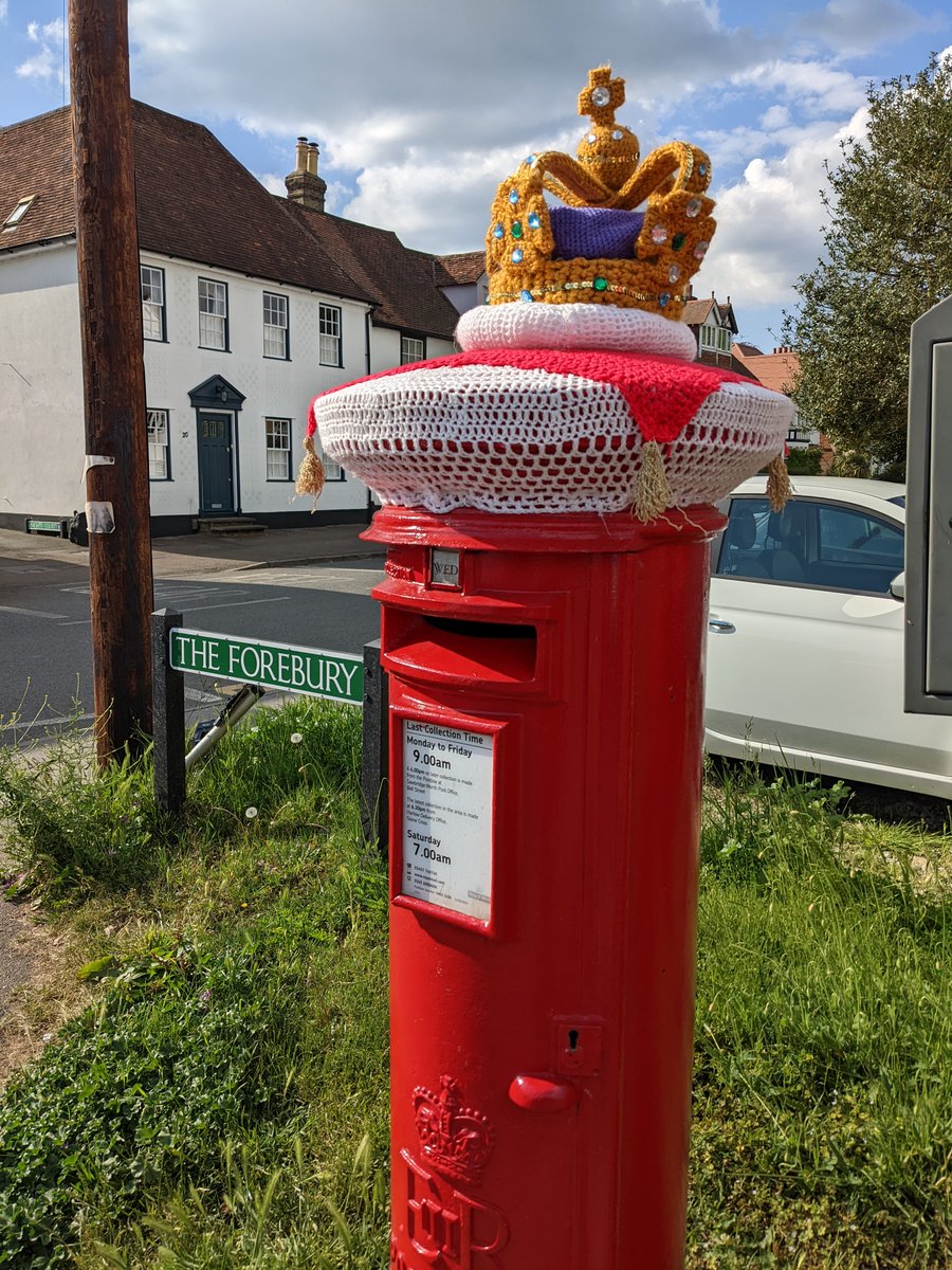 Wishing Sawbridgeworth a wonderful long weekend to celebrate the Queen's Platinum Jubilee, and thanks once again to our postbox decorator!