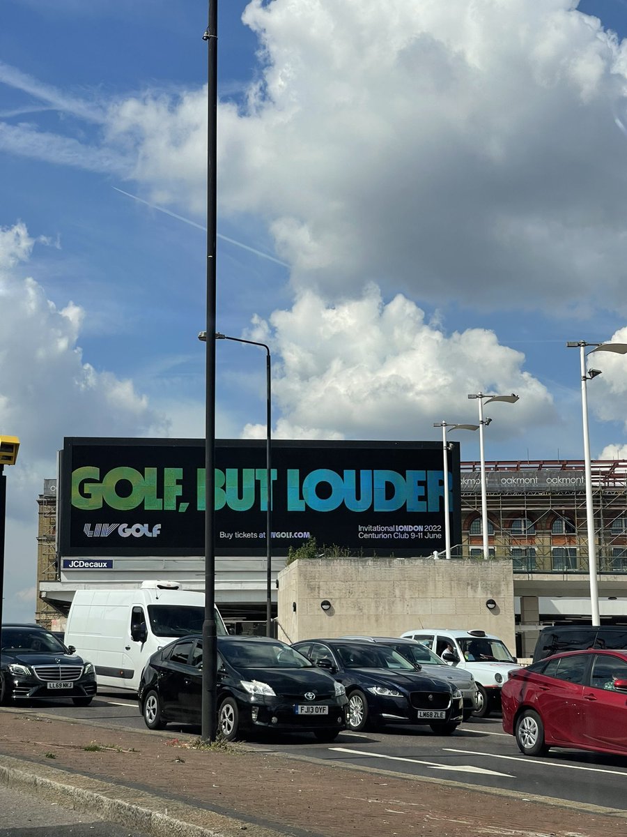 Here they are ! #LIVGOLF #pgatour #london