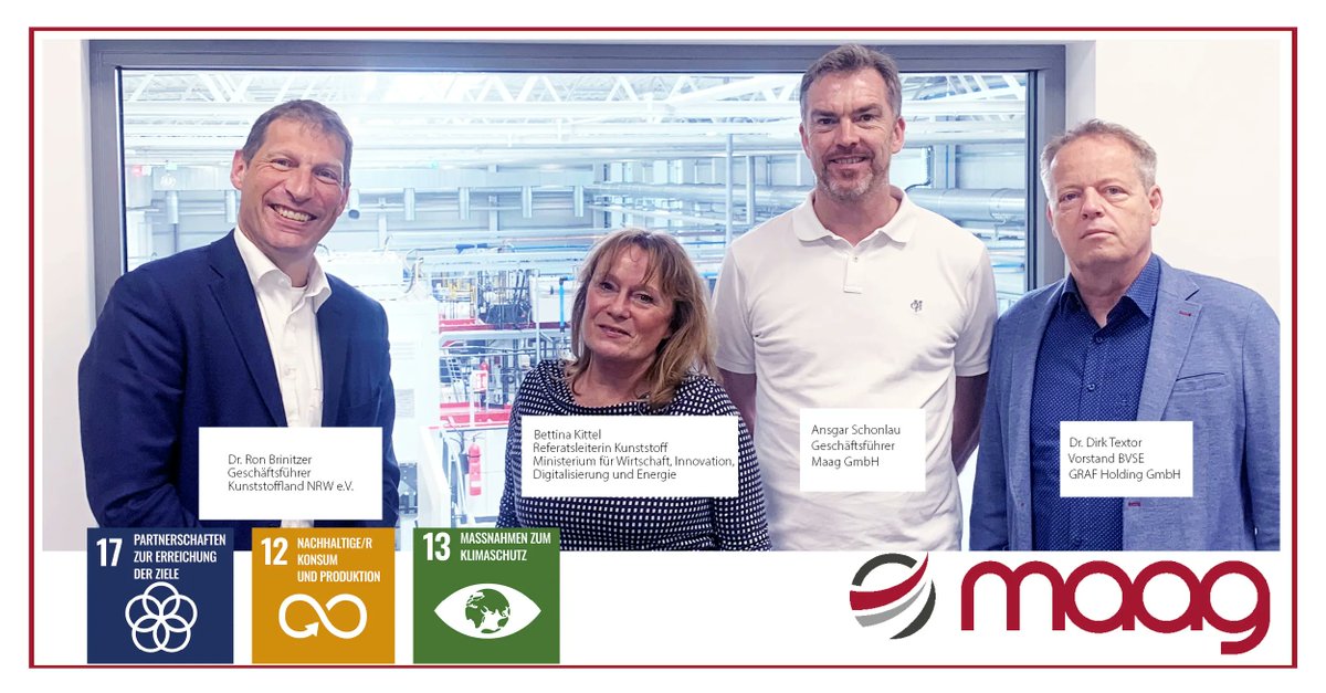 "Fossile Ressourcen sind knappe Güter, + der Umgang mit Knappheit ist ein Grundprinzip der Ökonomie" Lösung zur Steigerung der Recyclingfähigkeit von Verpackungen + zur Verwendung des PCR vorgestellt + diskutiert. Herzlichen Dank für den Besuch! #maag #recycling #circular #PP