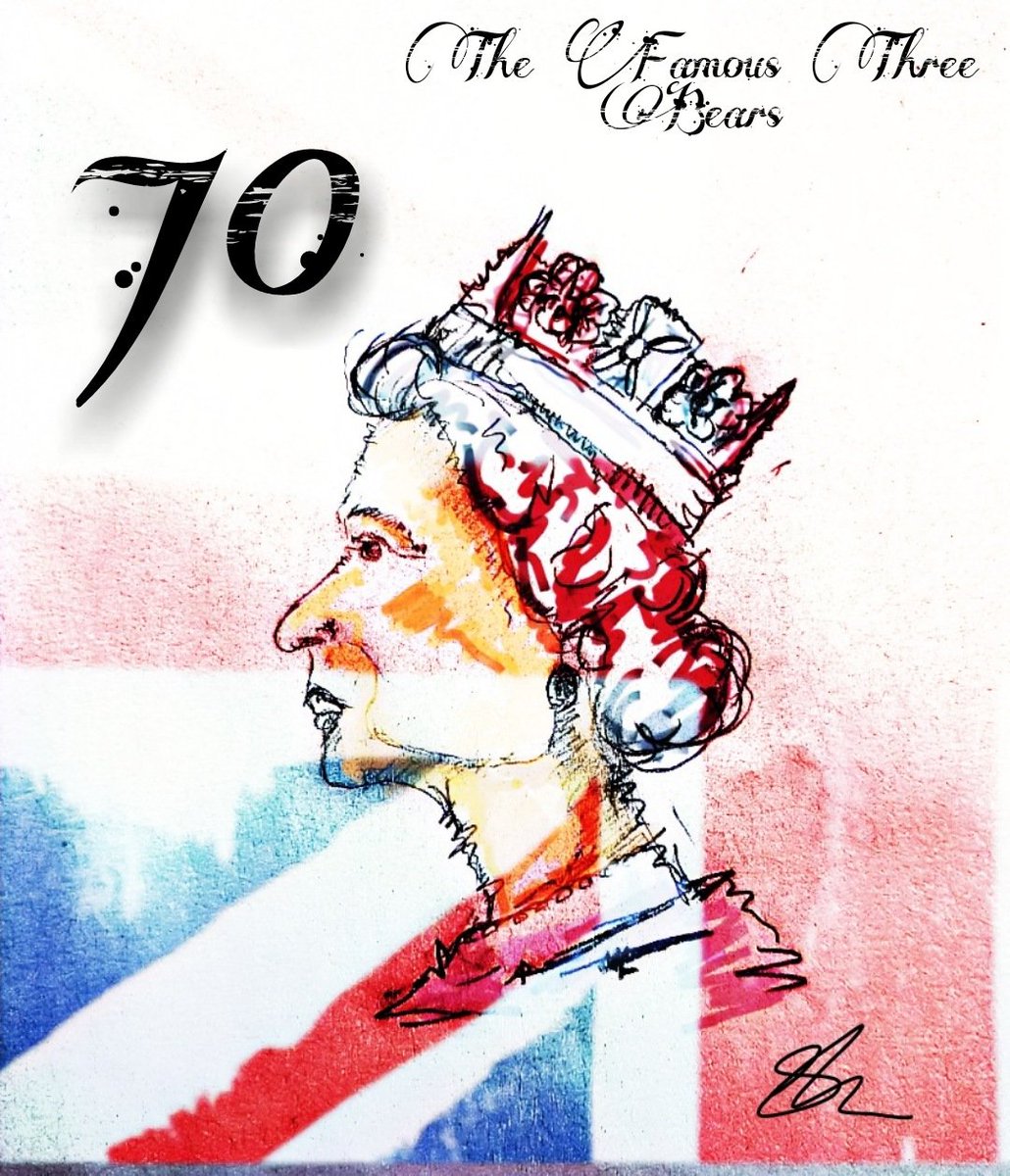 WE SEND OUR LOVE...and best wishes to our majesty the Queen on her platinum jubilee today..70 years..'Send her victorious.. happy and glorious..long to reign over us...GOD SAVE THE QUEEN 😊🇬🇧❤