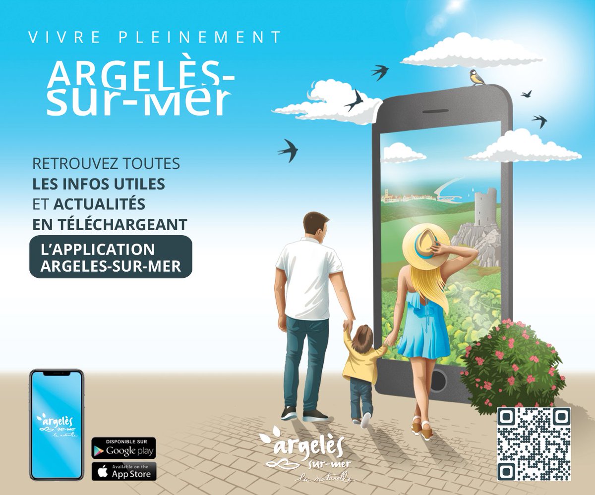 📣 Nouveauté !
Toutes les #activités, #restaurants et #infospratiques de notre destination en téléchargeant l'application #ArgelèssurMer👉 bit.ly/3wVBrtq
📲 Disponible sur App Store et Google Play Store.
#argeles #application #mobile #montagnesurmer #wahousurmer