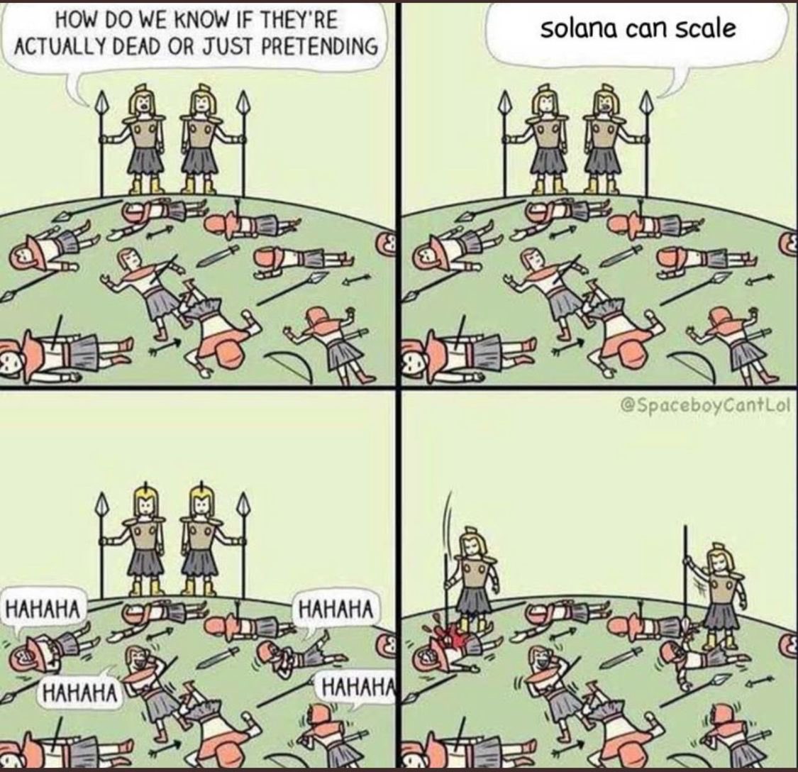 When #Ethereum 2.0 comes out Solana is dead in the water with its 89% up  time.