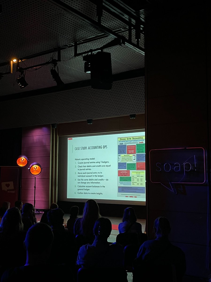 We're back after a ☕️ break. @rahelab now covers finding and fixing production inefficiencies. This is our first remote talk this year, hope you can hear her well 😀 P S sadly, our neon is not as flashy as it used to be in 2019 

#soapconf #soapersROCK #soapSpeakersROCK #techcomm
