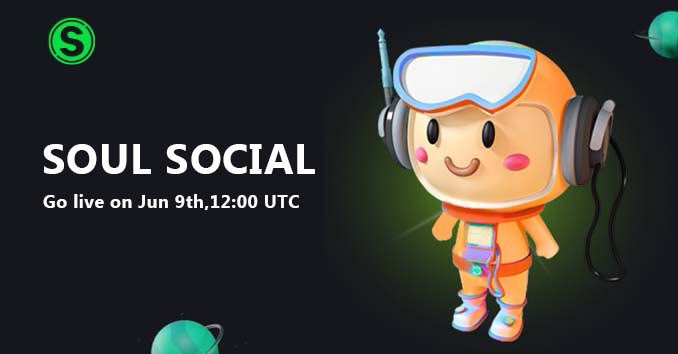 SoulSocial1's tweet photo. #Soulsocail go live on Jun 9th,12:00 UTC
Register bindings on June 7
June 8th Whitelist NFT  node airdrop bonus will be issued,
The airdrop ends on June 8 https://t.co/hN584i8Omd
