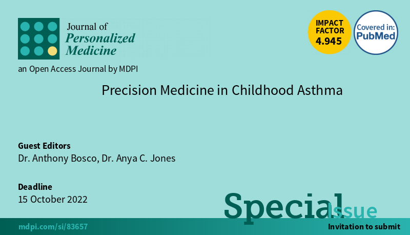 DrAnyaJones's tweet photo. ✍️Contribute to our Special Issue: 

#Precisionmedicine in #Childhood #Asthma 

Do any of these keywords fit your profile? #systemsbiology #asthma #endotypes #exacerbations #Innate #immunity #microbiome #Wheeze #Atopy

📰Nine articles already published👇 
https://t.co/jscMlRYMUj https://t.co/iOQXzcmDQX