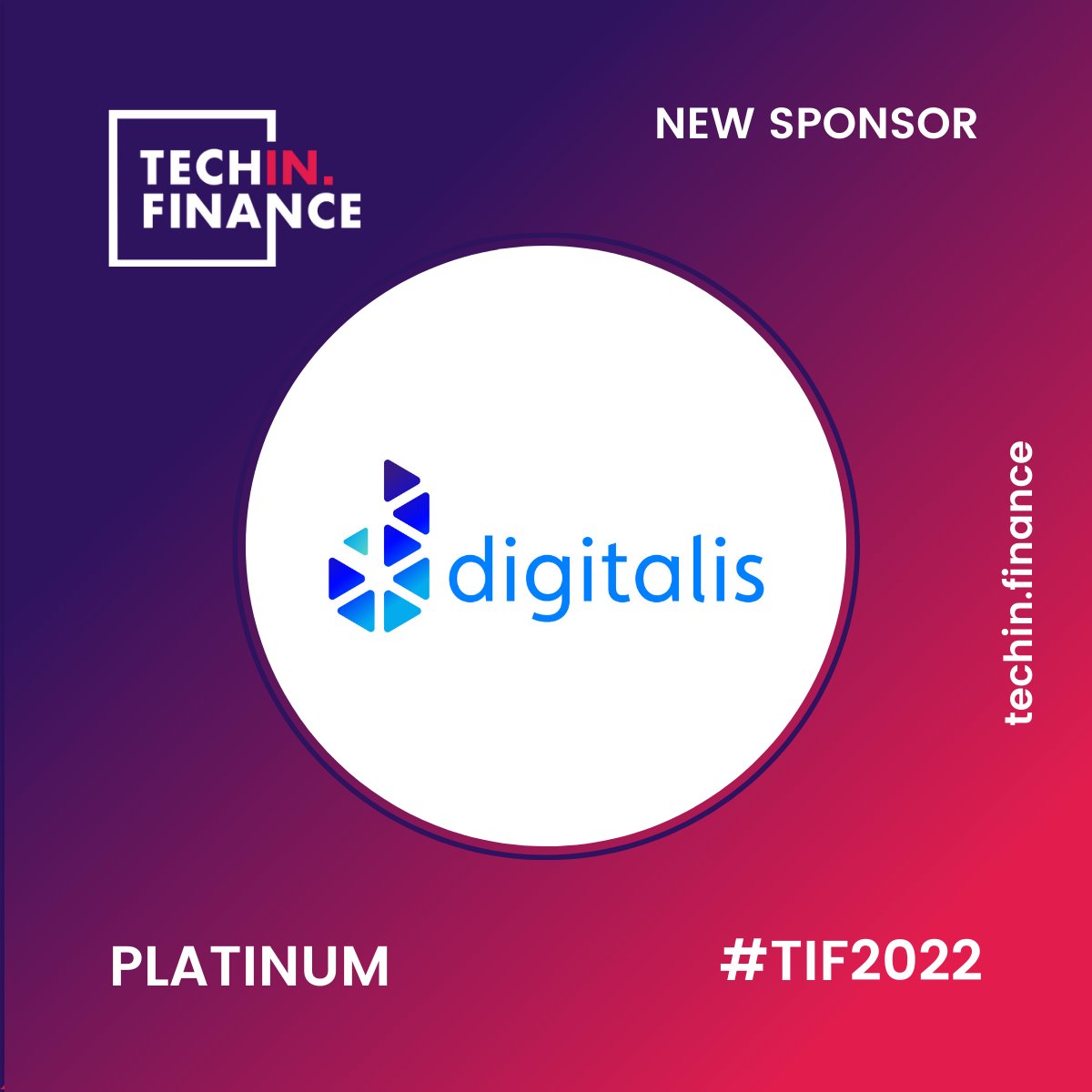 📢 <a href="/digitalis_io/">digitalis.io</a> will join us as our Platinum sponsor for #TIF2022 Malaga on September 19! They help enterprises to adopt cloud-native, streaming, and distributed data technologies on any cloud, Kubernetes and data centre. Thank you for your support!