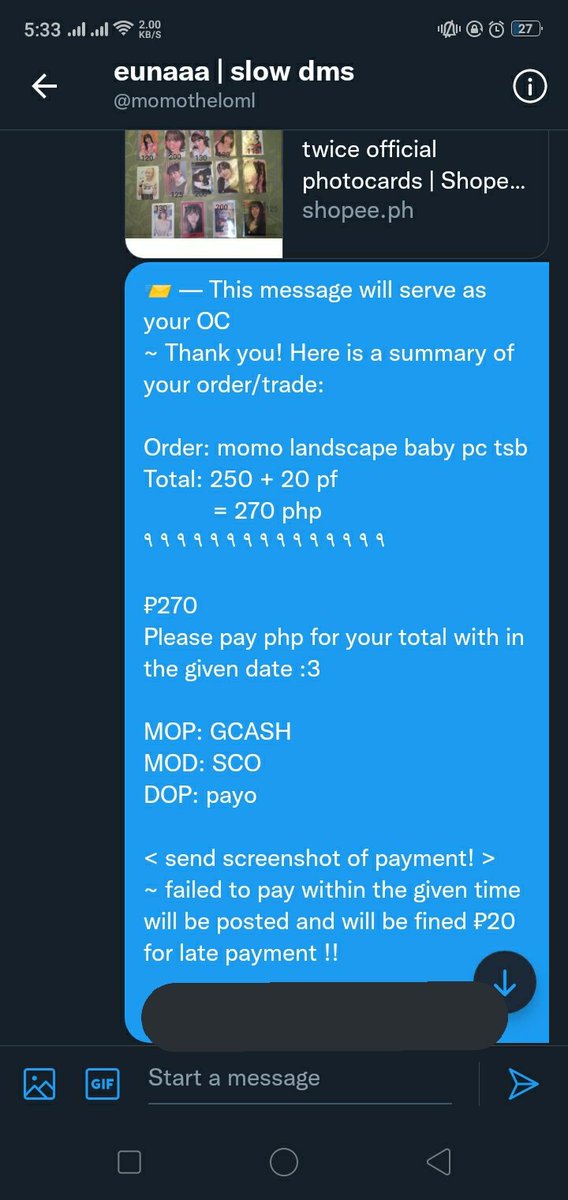 wtbmomowilsign's tweet photo. EXPOSING THREAD ! 
• just encountered my first bogus buyer and she has been wasting my time for too long + she won't pay for the cancellation fee :/ 

exposing user @/momotheloml ; bogus miner 

- I will only delete this post if na settle na payment and if accusations are wrong https://t.co/5OBs4tNhbO