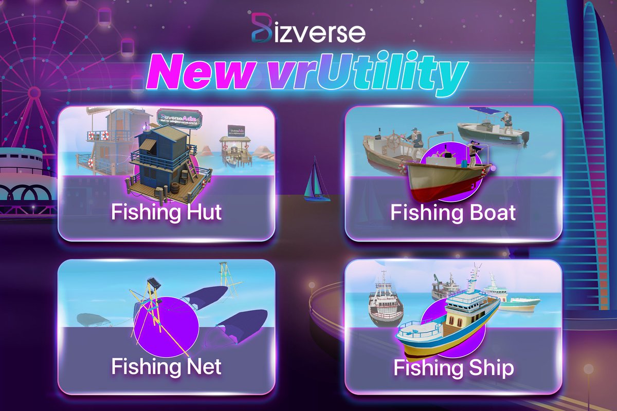 BizverseWorld's tweet photo. ⚡ #Bizverse has now thrived to send out the new and “low-cost” #vrUtility: “Fishing Gears” to our users, giving you guys the ability to explore #Bizverse World without any limitation, but with many fishes.

👉 More information: https://t.co/94y2xe3bHy

#NFTs #NFT #NFTCommunity https://t.co/j4CQMXkv2o