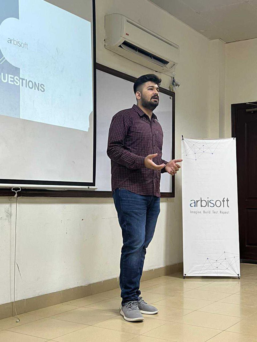 arbisoft's tweet photo. Here are the highlights from our recruitment drive at Namal University. We had a fun, engaging, and enlightening session with an eager and enthusiastic student body. Looking forward to returning next year as well!
#recruitmentdrive #engagementsessions #professionalengagemennt https://t.co/fKYttFQHCx