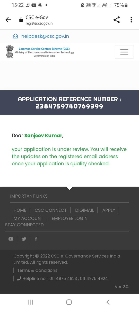 <a href="/CSCUttarPradesh/">CSC Uttar Pradesh</a> AADHAAR NO- 567789623200   TEC - 7084646663 application NO-2384759740769399                          EMAIL ID- dr.sanjeev34@gmail.com              Kiosk Name -Sagar Cyber Cafe and CSC       District- BUDAUN UTTAR PRADESH             PIN-  243601