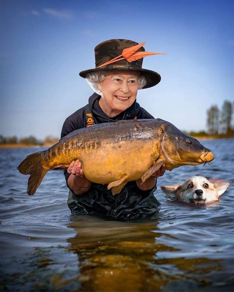 Even the queen is enjoying some jubilee fun