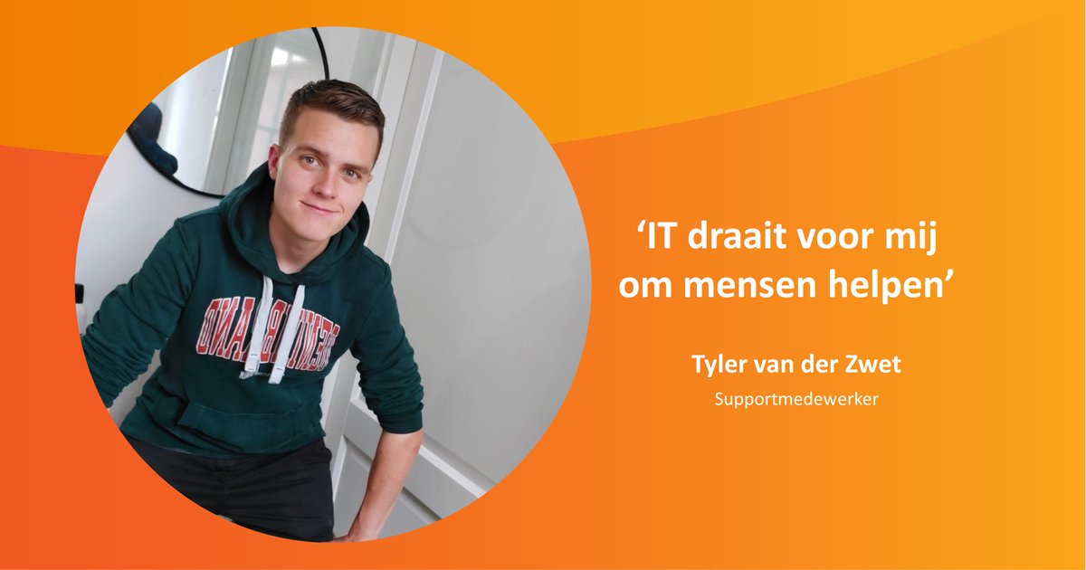 AsterGroep's tweet photo. De supportafdeling van Aster heeft er een nieuw gezicht bij: Tyler van der Zwet, de IT'er die je pas echt blij maakt met een vel papier, een potlood en een gum. Let's meet Tyler 👉 https://t.co/SiJYuMpkGt https://t.co/kStRz8r9dB