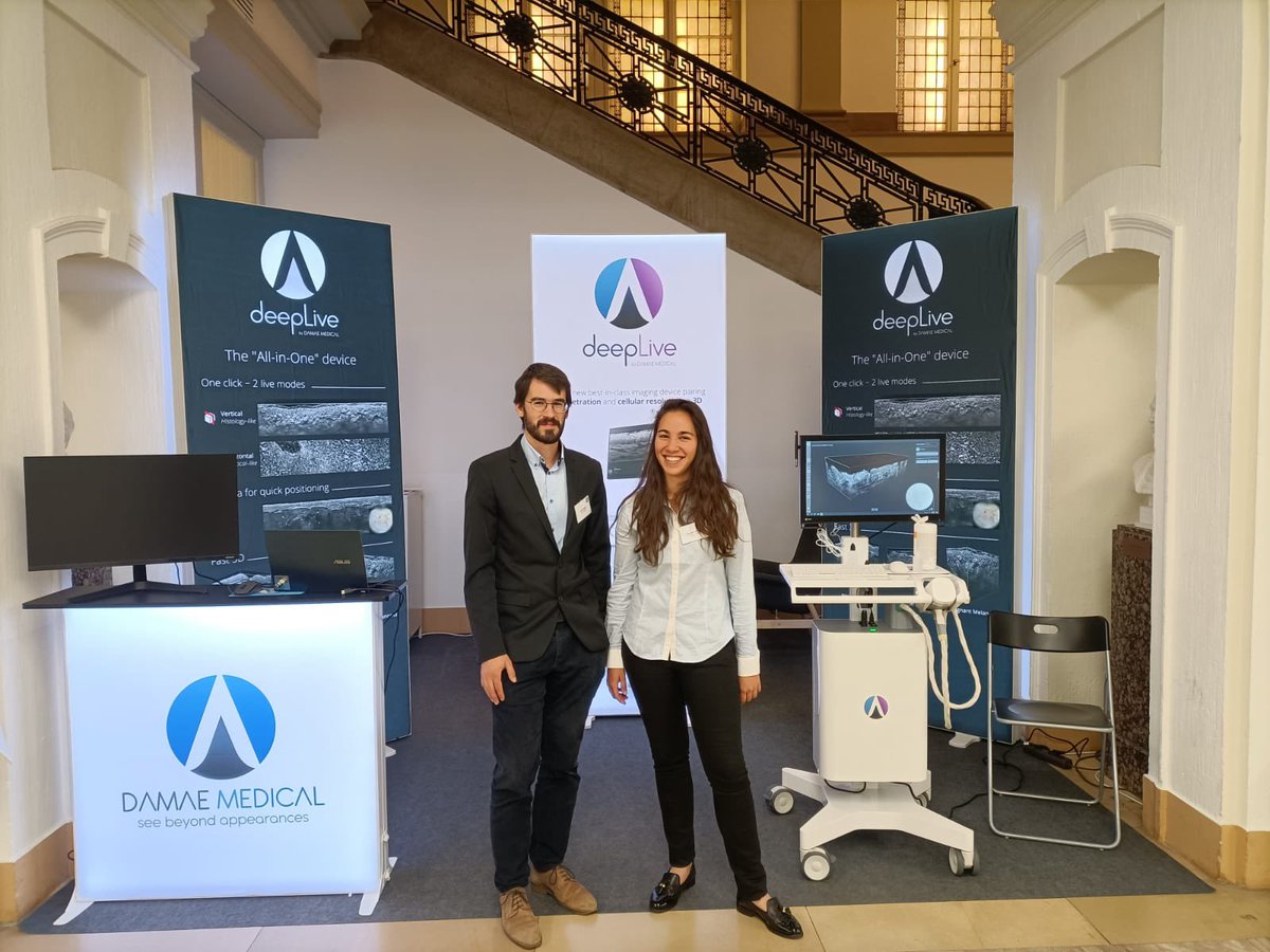 DAMAE_Medical's tweet photo. 📢 « Berlin! Berlin! Wir sind in Berlin! »📢
We are present at ISBS in Berlin 🇩🇪
Meet us at our booth 7️⃣ to discover deepLive and how we can revolutionise the skin imaging with an optical solution 🔬
See you at our booth 👋
#ISBS2022 #deepLive #SkinImaging #OpticalSolution https://t.co/NNrJezcP8G