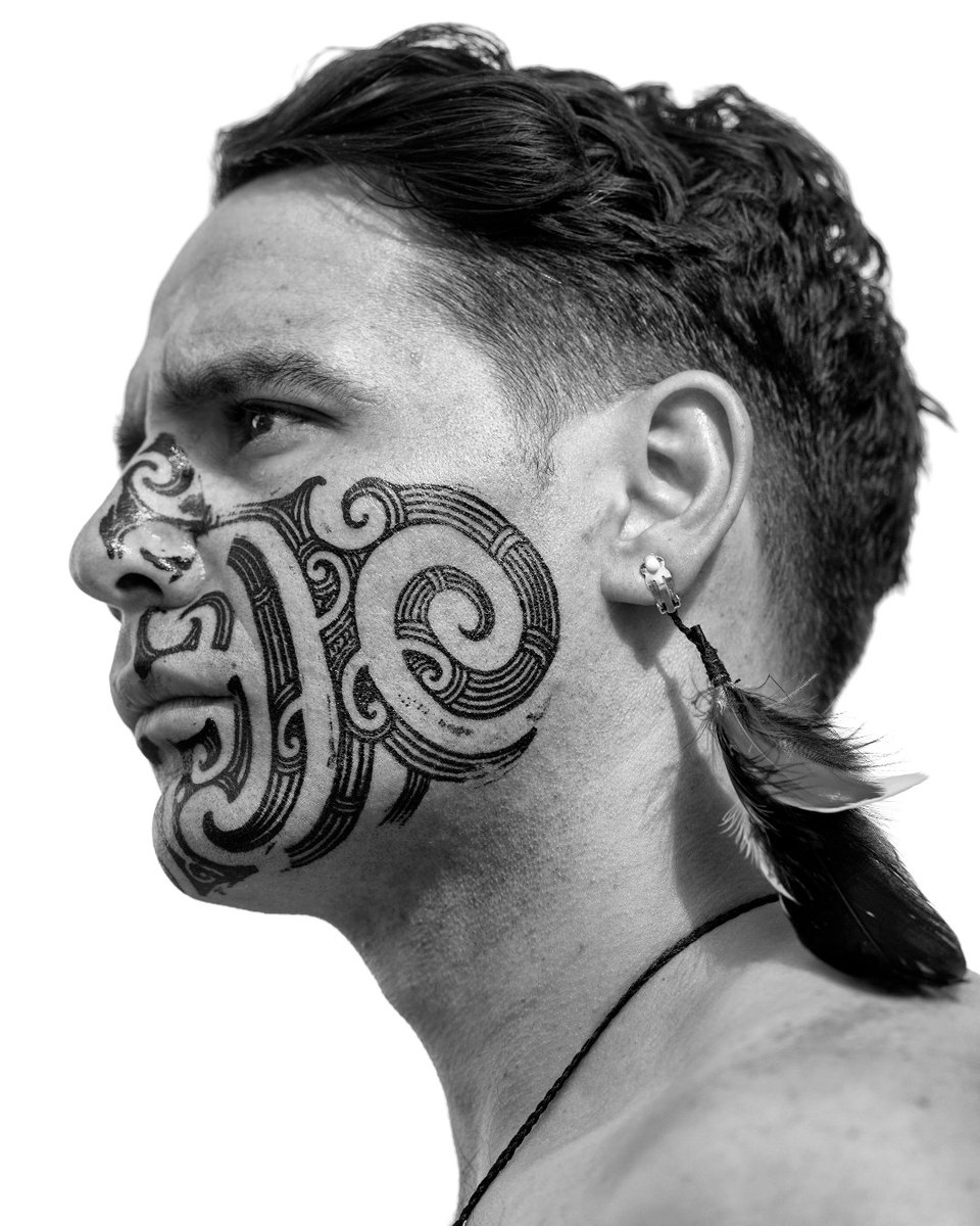NZatExpo's tweet photo. These powerful black and white images of Ngati Ranana were shot during our National Day by talented photographer Palani Mohan. Known as tā moko, the distinct facial tattoos are unique expression of cultural heritage and identity.
#NZatExpo #IAMNZ #NewZealand #TaMoko #Tattoo https://t.co/ODM5ug19dR