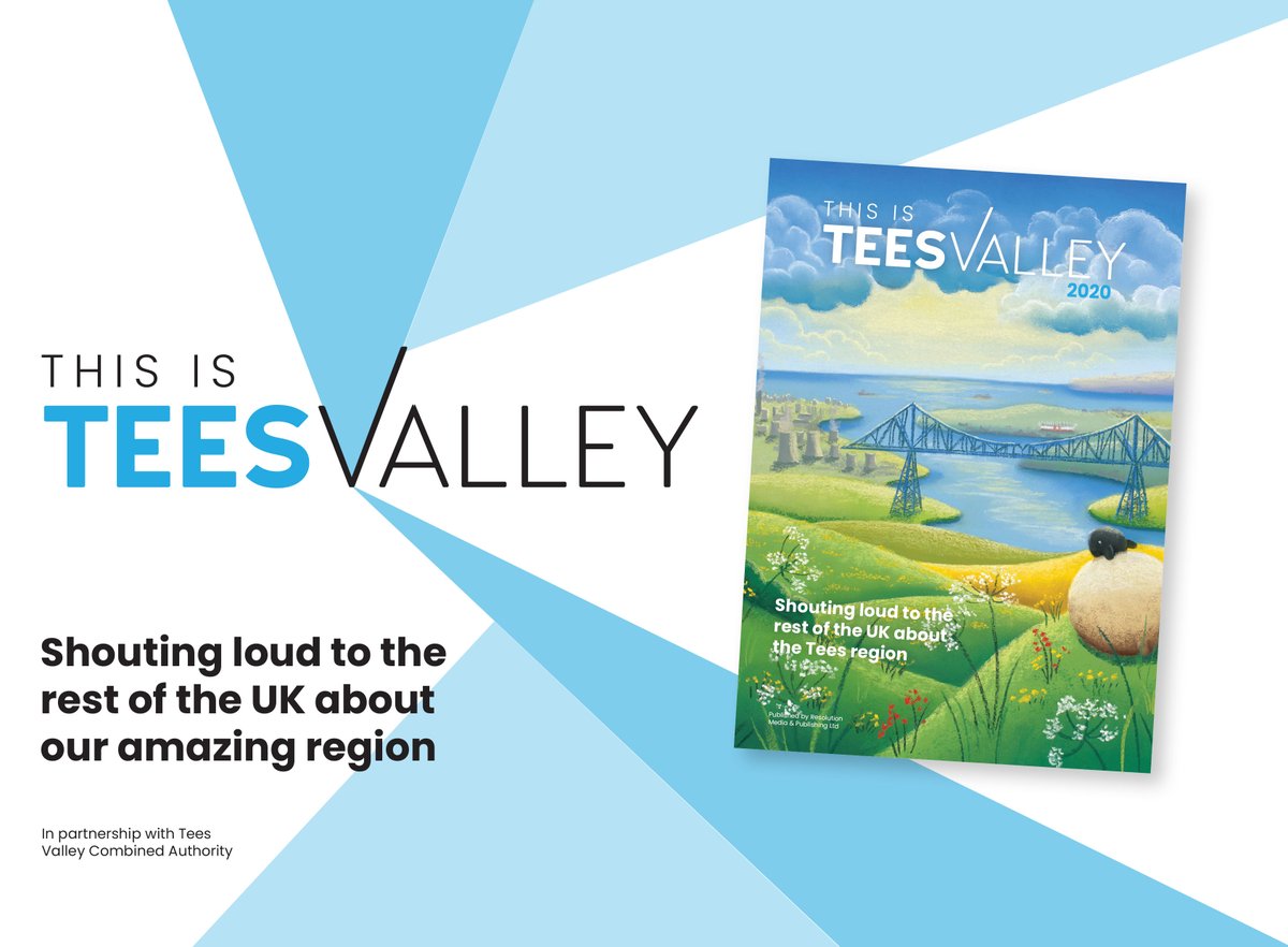 This Is Tees Valley – our national publication, in partnership with @TeesValleyCA and @BenHouchen Join some of the region’s biggest businesses in this annual magazine Booking deadline June 10 To enquire, contact Chris Garbutt on 01642 450255 or chris@resolutionpublishing.co.uk