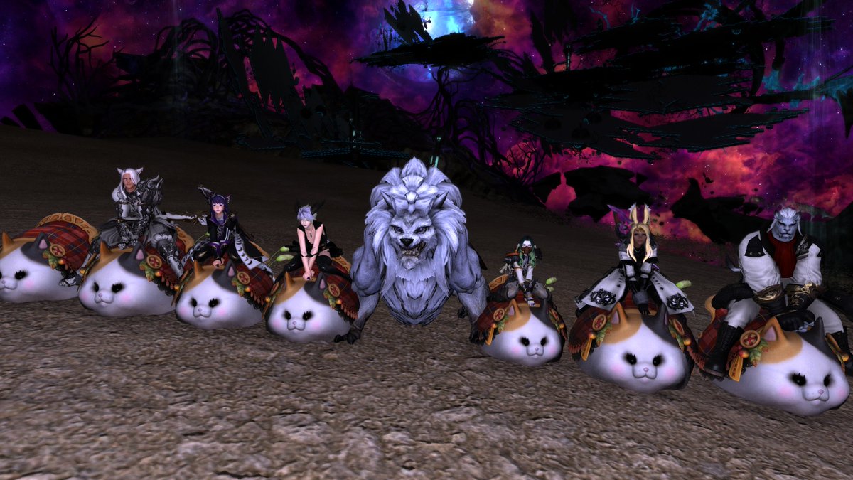 ff14SotD's tweet photo. There is an imposter among us 🤣

A taste of some of the fun and randomness our FC gets up to in FATE farms.

#FFXIV #FF14 #GPOSERS #SotD https://t.co/yliC2XoK1X