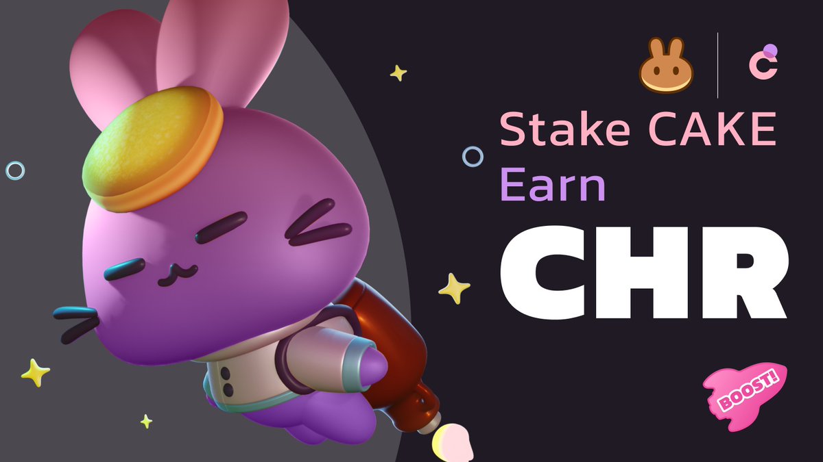 PancakeSwap's tweet photo. ✨VOTE FOR FREE ✨
on this proposal to 🚀 boost Chromia (@chromia) Farm with a new Syrup Pool!

Stake $CAKE to earn $CHR!
Stake $CHR-BUSD LP to earn $CAKE!

🗳 Vote FOR FREE on the proposal: https://t.co/thYV3ruB6E https://t.co/ILddIQCc8T