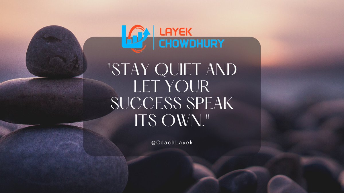 CoachLayek's tweet image. 🔶Create an environment that prevents any negative voices from reaching @CoachLayek  your heart or thoughts.✅
👉#paulomahony #motivations #goal