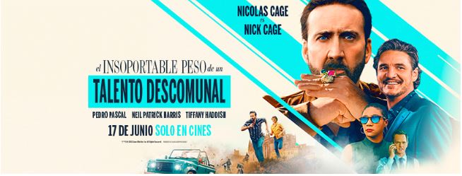LaCronosfera's tweet photo. Aquí tenemos el tráiler de El insoportable peso de un talento descomunal, la nueva película Nicolas Cage
https://t.co/LHTltASLhB
#Traile #estreno #cine #NicolasCage https://t.co/gNdPOUcCSe
