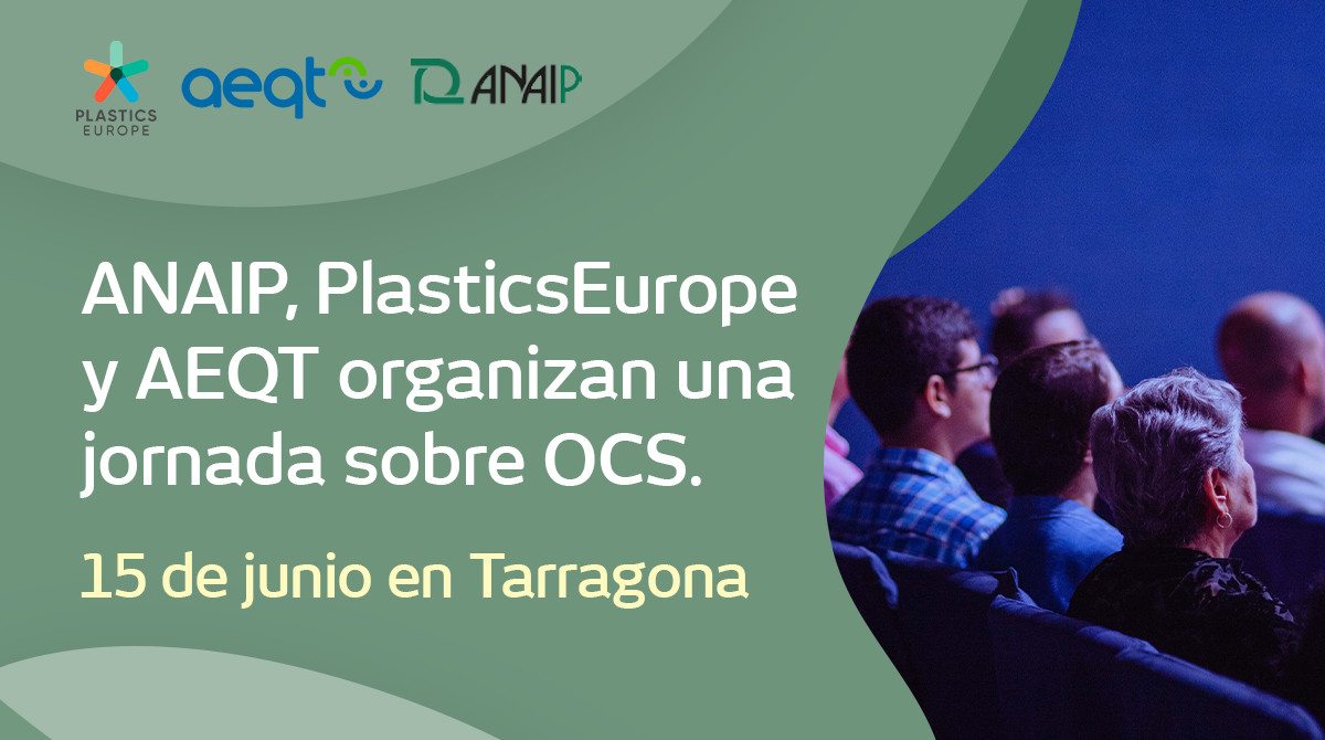 ANAIP_es's tweet image. ¿Os habéis inscrito a la jornada sobre #ProgramaOCS que organizamos con @PlasticsEuropES y @aeqtonline el 15 de junio en Tarragona? 🤗 

Súmate con nosotros al reto de la #IndustriaComprometida 🙌🏻
Más info e inscripciones ➡️ bit.ly/38vHFrX