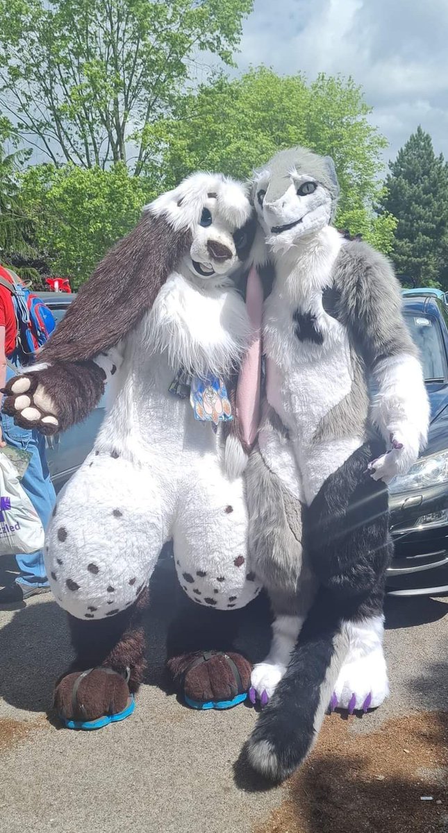 stoni505's tweet photo. Finally got a picture with the bun himself @BunsKeel
#confuzzled2022 #confuzzled22 #CFz #CFz2022 #CFz22 #Sergal #bunny #furry #fursuit #fursona #furryfandom https://t.co/iNEgcSFe6A