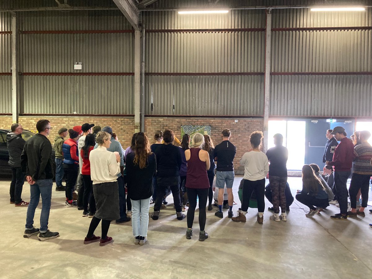 The entire #TheHatchling team is captivated this morning at rehearsals by <a href="/mervyn_millar/">Mervyn Millar</a> our magnificent Director!!🐲😁