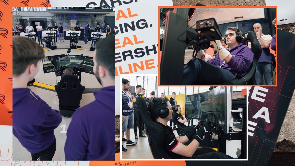 CoandaEsports's tweet photo. Last weekend, our drivers were invited to the first ever @Rennsport_gg Summit in Munich to test drive the new sim. At the same time, it was the first official event for the newly founded @PorscheRaces #CoandaEsports Racing Team. https://t.co/EkHK4k1Qfc