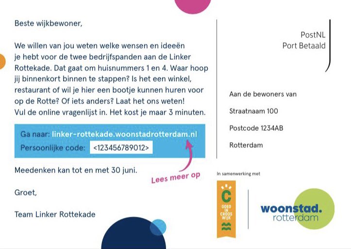 goedincrooswijk's tweet photo. Beste wijkbewoners,

We willen van jou weten welke wensen en ideeën je hebt voor de twee bedrijfspanden aan de Linker Rottekade. Dat gaat om huisnummers 1 en 4.

Vul de vragenlijst in! Meedenken kan tot en met 30 juni. 

Groet,
Team Linker Rottekade

https://t.co/MAmsUaSiP6 https://t.co/NZ7vUy2r3L
