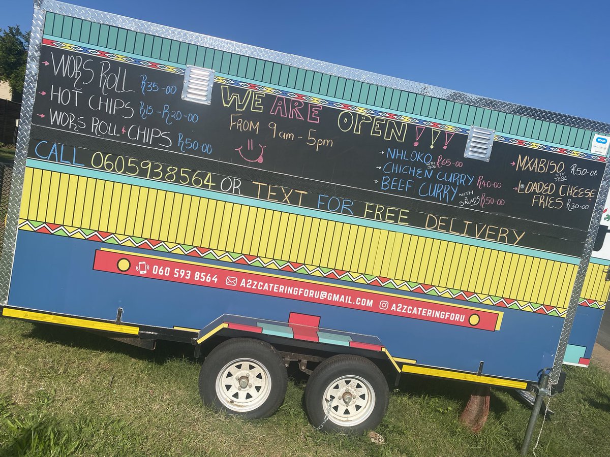 zwarcarele's tweet photo. WE ARE OPEN !!! 

Corner Mhlanga Rocks Dr and Addison DR https://t.co/NwxgkfIyrZ