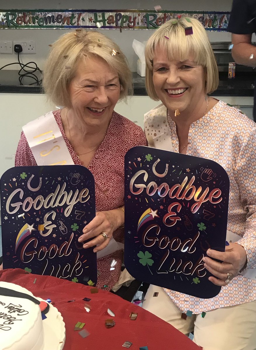 WhitehallFET's tweet photo. Today we said farewell to Maire Smyth and Cathy Kelly who are retiring. We also bid adieu to Marie Morgan who is going on career break. From all the staff and students, we wish them all the very best. https://t.co/DYK47pqkDD