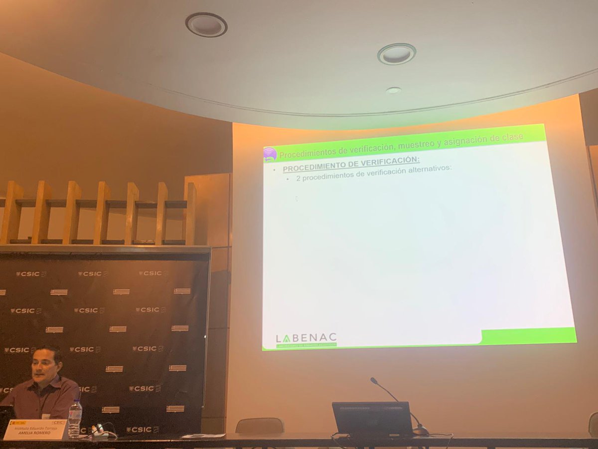 ISOVERes's tweet photo. 🔴Seguimos en directo en la jornada técnica sobre la nueva norma UNE 74201 de Clasificación Acústica del @IETorroja @CSIC.
👥Jose Alberto Trujillo, de @i2a2_upm, expone los procedimientos de verificación, muestreo y asignación de clase de la norma.

💛#MakingTheWorldABetterHome https://t.co/7cd5IgZBFP