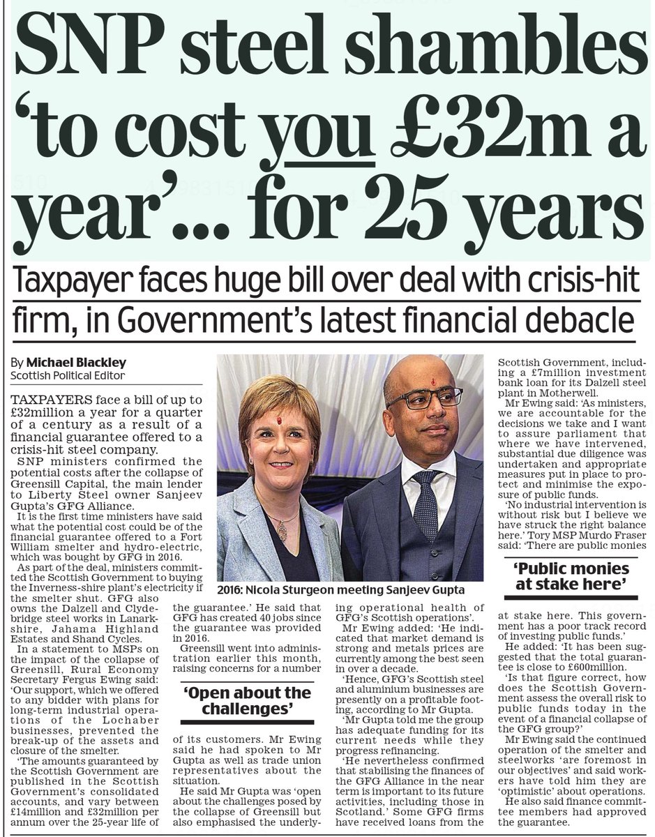 mik61scot's tweet image. Westminster told you to waste £500m, £32m a year,on getting conned by a foreign Del Boy?

No that was Sturgeon’s decision.
With a 117,000 acre Highland estate thrown in to seal the dud deal…😳
#Guptagate