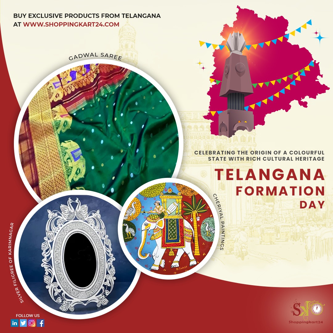 AuthenticGI_'s tweet photo. #shoppingkart24 #IncredibleIndia #DekhoApnaDesh 
 #telanganaformationday2022 #TelanganaFormationDay https://t.co/ieb7TiU5yx