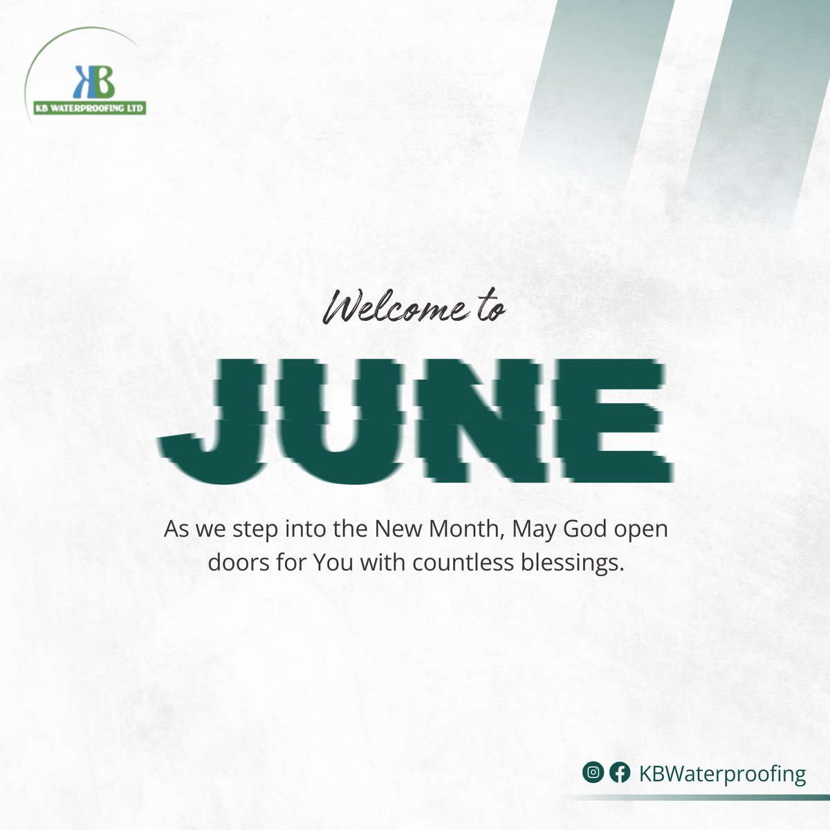 KbWaterproofing's tweet photo. May you have a fruitful month ahead. #junegoals #focus https://t.co/1esI3sIsL8