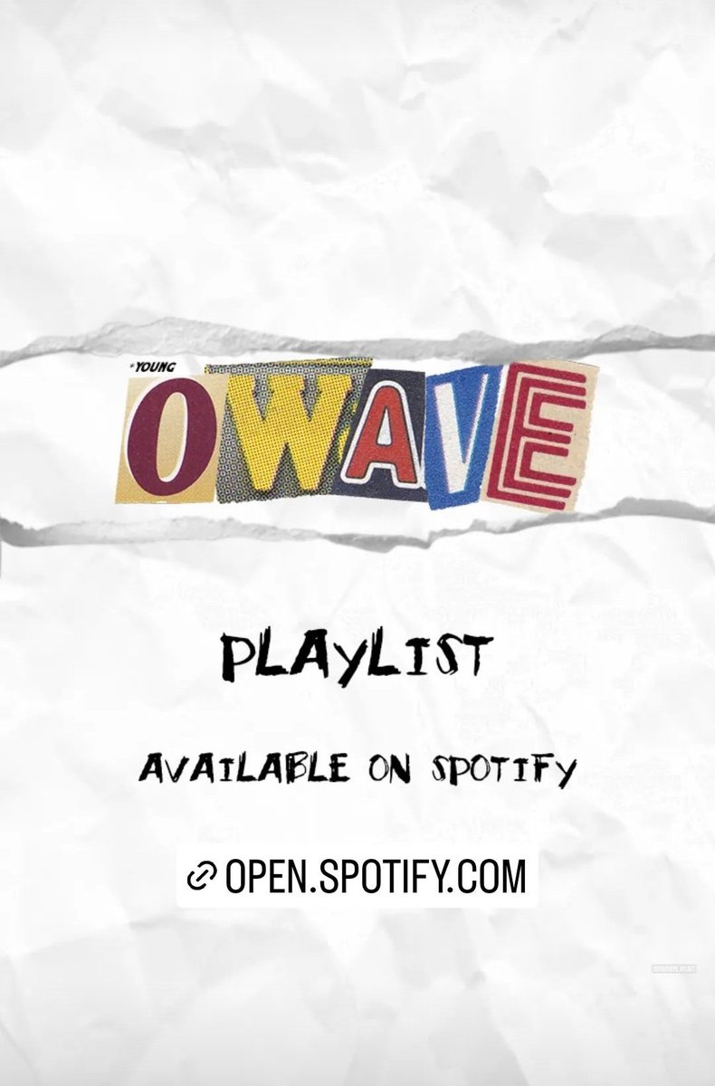 0wave_'s tweet photo. ‼️‼️0WAVE'S SPOTIFY PLAYLIST ‼️‼️

🔗 : https://t.co/jGsF0uHTZB https://t.co/GxfoHhLQUg