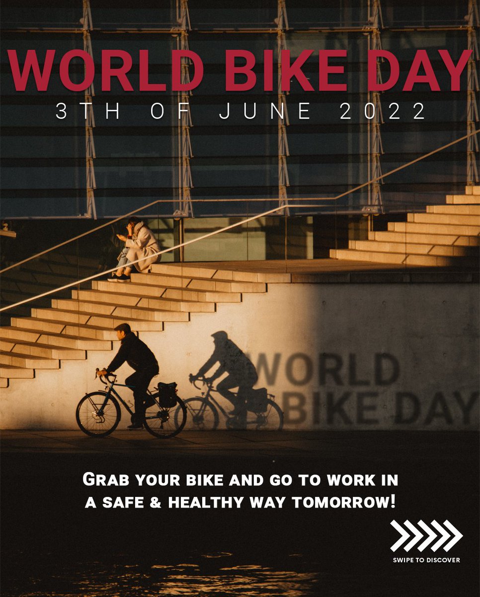 TrajectMobility's tweet image. Tomorrow is World Bike Day 2022: the perfect time to take the bike to work! 🚲 But how to do that in a safe way? 🤔 Find out using our 𝟲 𝘁𝗶𝗽𝘀 𝗳𝗼𝗿 𝗯𝗶𝗸𝗲 𝘀𝗮𝗳𝗲𝘁𝘆! #bicycle #worldbikeday2022 #roadsafety