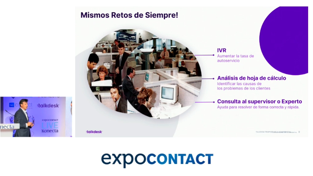 ¿Cómo crear una estrategia de Inteligencia Artificial efectiva para tomar las mejores decisiones de negocio y fidelizar a tu cliente? A esta interesante pregunta responde José Ignacio García Calderón, Sales Director Iberia de nuestro Sponsor Platino <a href="/Talkdesk/">Talkdesk</a> #expocontact