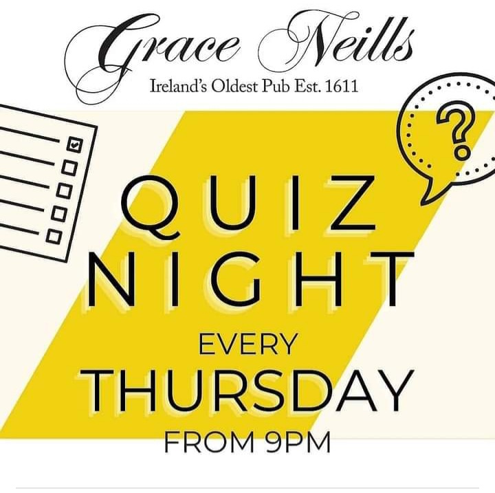 Speedquizzingni's tweet image. 📲 Thursday night Speedquizzing with Annabelle 
📍 Grace Neills, Irelands Oldest Pub Est. 1611  
🕗 Quiz starts 9pm 
🏆 Prizes for the top teams 

#SpeedQuizzing  #speedquizzing #pubquiz #pubquiznight #quiz  #graceneills #donaghadee