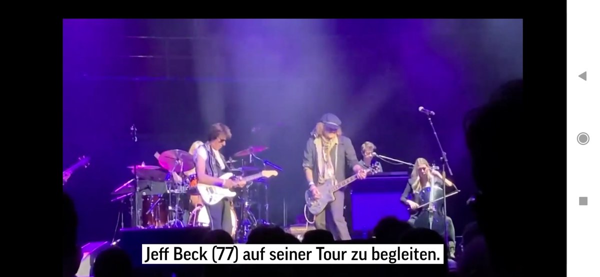 Happy to have our Carbon Fiber Cello on stage together with Johnny Depp and Jeff Beck!#JusticeForJohnnyDepp #freejohnny #johnnydeppconcert #JeffBeck #vanessafreebairnsmith #JohnnyDepp #carbonfiber #carbonfibercello #JohnnyDeppFan #depp #JusticeForJohnnyDepp #DeppHeard #mezzoforte